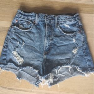 Abercrombie and Fitch Curve Love Jean Shorts